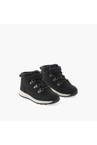 Barefeet Ankle Boots with Hook & Loop Closure