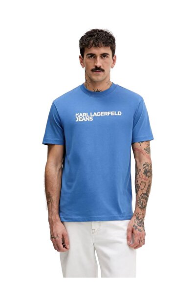 KARL LAGERFELD JEANS Ανδρικό T-shirt Βασικό Μοντέλο Κανονικής Εφαρμογής