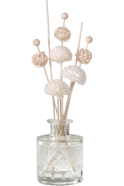 GENERAL 50 Pcs Reed Diffuser Sticks Rattan Flower Reed Fragrance Diffuser Set...
