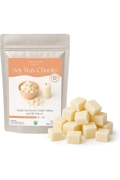 Floryn Decor ® - 100% Pure Soy Wax for Candle Making | Natural Soy Wax | Vege...
