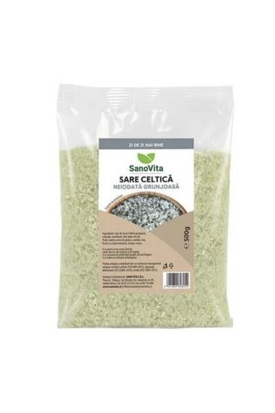 Sano Vita Sare celtică aspră nuiodizată 500 g, Sanovita