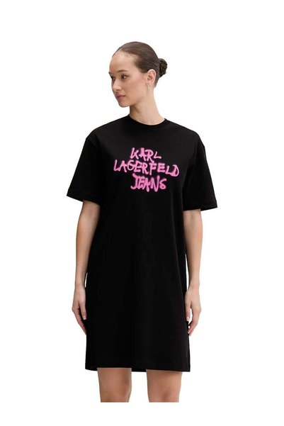 KARL LAGERFELD JEANS ΓΥΝΑΙΚΕΙΟ ΦΟΡΕΜΑ KLJ GRAFFITI TEE DRESS