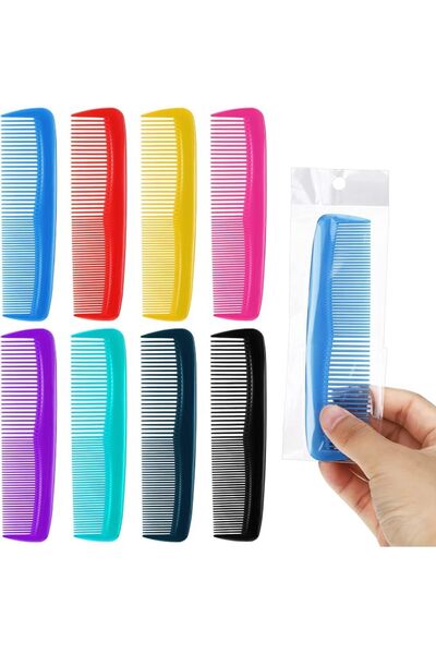 Vesici 100 Packs Individually Wrapped Combs Bulk Disposable Combs for Travel ...