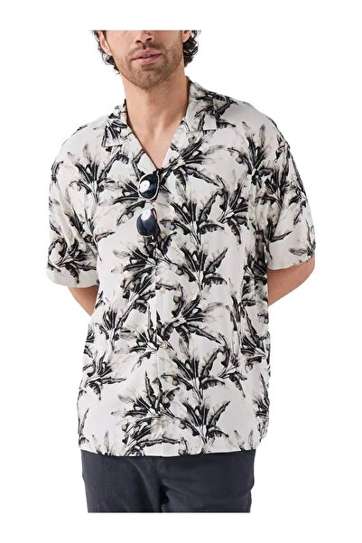 Jack & Jones Ανδρικό κοντομάνικο πουκάμισο JJEJEFF μονόχρωμο με ολόσωμο σχέδι...