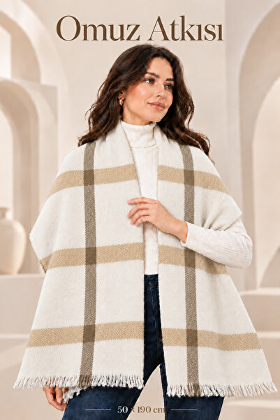 twenty ipek Seasonal Women's Plaid Scarf
