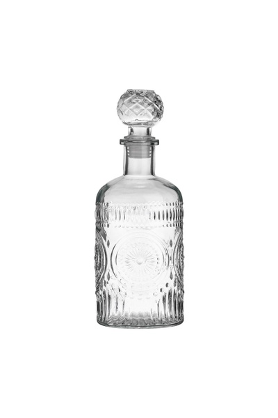 OEM Sticla Transparenta Cilindrica cu Model Reliefat pentru Lichior 1000ml – ...