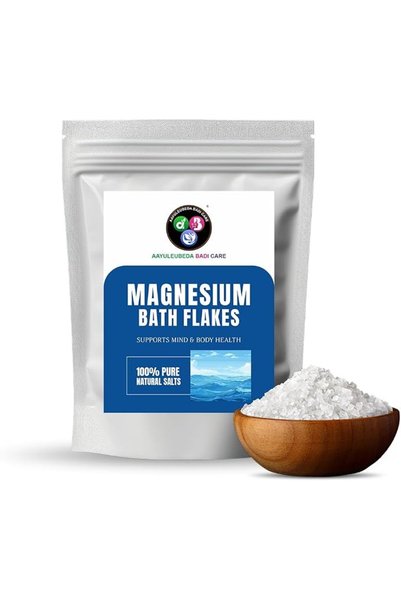 Aayuleubeda Badi Care ABC Magnesium Flakes for Bath & Foot Soak - Organic Mag...