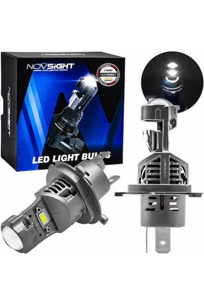 NOVSIGHT Λάμπες Αυτοκινήτου και Μοτοσικλέτας H4 / T19 Canbus LED 6500K Ψυχρό ...