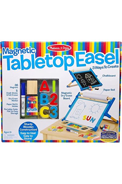 Melissa & Doug and Double-Sided Magnetic Tabletop Easel