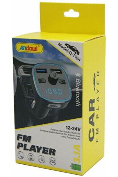 Andowl Πομπός FM Αυτοκινήτου AN-Q-T104 με USB 9992632