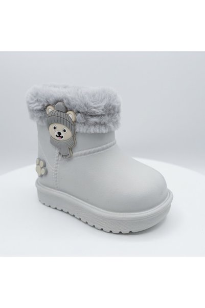 Koray Shoes Su Geçirmez İçi Kürklü Kız Çocuk Eva Yağmur Kar Çizme