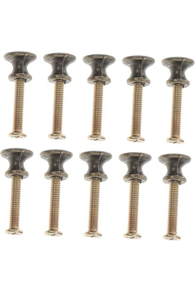 GENERAL 20 Sets Boxes Small Handle Vintage Drawer Knobs Dresser Handles Brass...