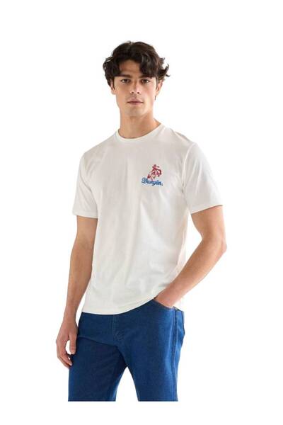 WRANGLER Ανδρικό κεντητό μπλουζάκι