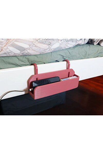 Yatak Kenarı Telefon ve Eşya Düzenleyici Askılı Organizer 6x25x10