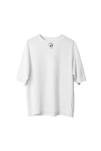Premium Oversize T-shirt (Beyaz - M)