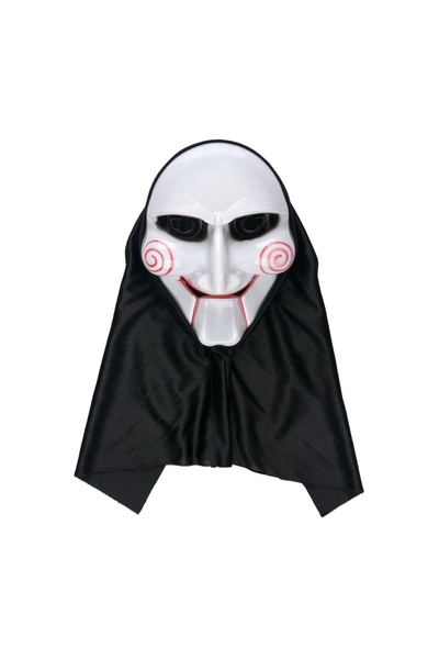 OEM Masca Thriller Alba cu Gluga – Mască Statement pentru Halloween, Cosplay ...