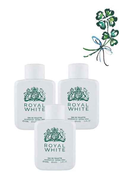 trı 3 قطع Royal White Eau De Toilette 100مل