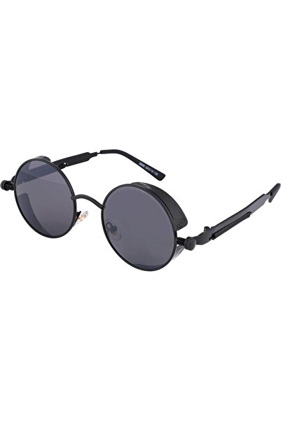 FEISEDY Anti-Scratch Round Sunglasses for Women Men Circle Steampunk Sunglass...