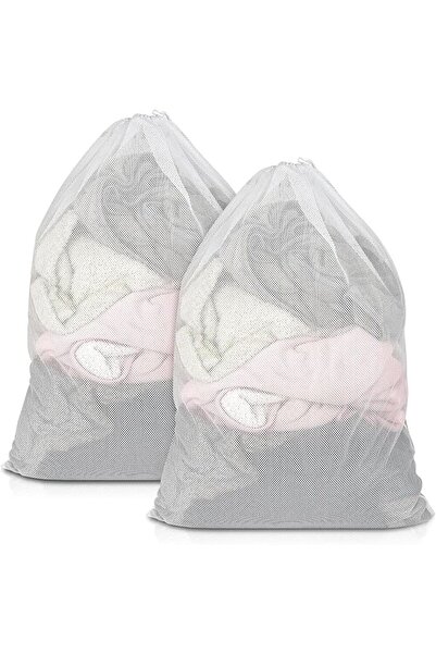 GENERAL Large Mesh Laundry Bag, 2 Pack 23.6×35.4inch Heavy Duty Mesh Laundry ...