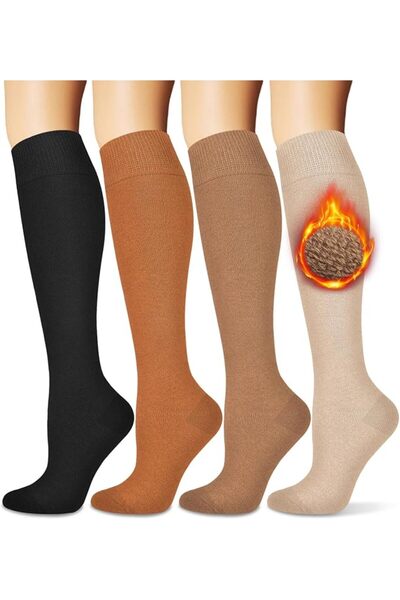 GENERAL Warm Socks for Women (Knee High) Thermal Boot Socks for Winter, Runni...