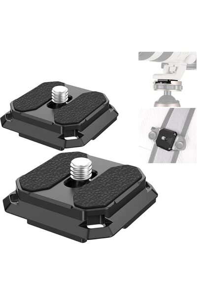 NEEWER Quick Release Plate 38mm Square Arca Type QR Camera Mount Plate Compat...