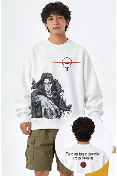 Fuddy Moda Unisex velika majica bez kapuljače sa printom anime tema Naruto It...