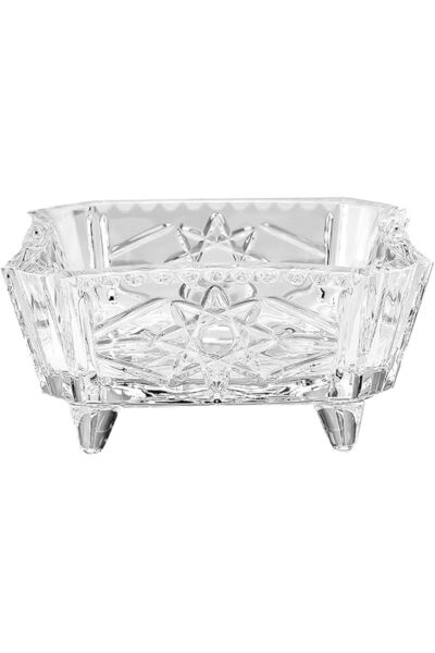 AZAD Acrylic Fudge Shape Candy Bowl with Lid