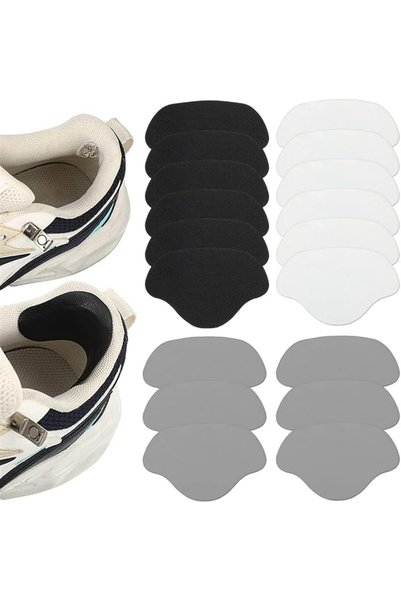 GENERAL 18 Pieces Self Adhesive Heel Repair Patches for Indoor Shoes Repair H...