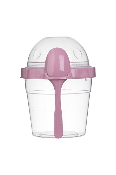 OEM Caserolă dublă 500 ml cu linguriță integrată – gustări organizate la pach...