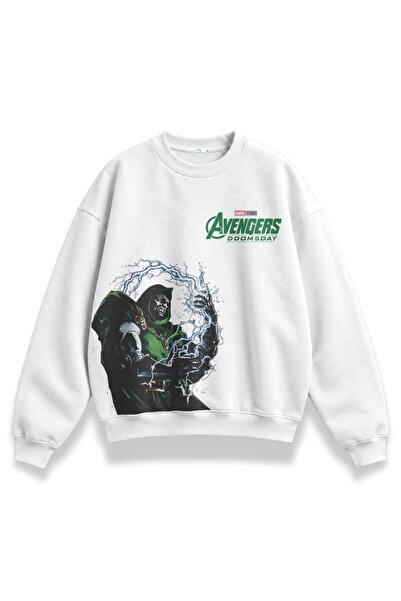 Fuddy Moda Unisex Oversize Doomsday Printed Doctor Doom Movie Themed Hoodless...