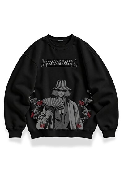 Fuddy Moda Unisex Oversize Bleach Kisuke Urahara Printed Anime Themed Hoodles...