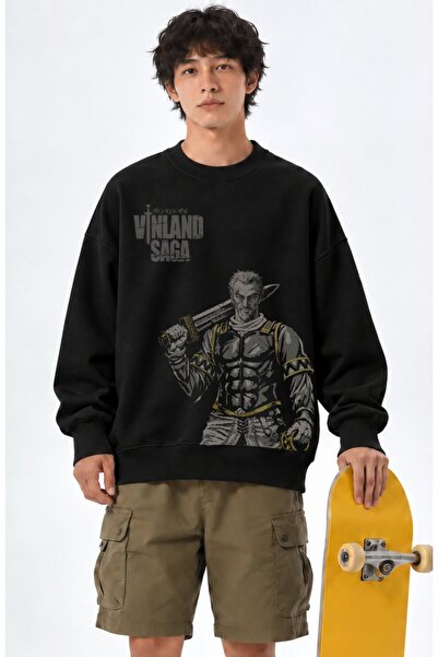 Fuddy Moda Unisex velika majica bez kapuljače sa motivom anime serije Vinland...