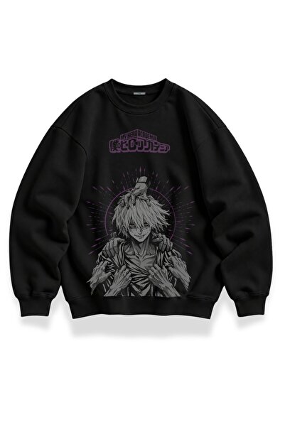 Fuddy Moda Unisex Oversize My Hero Academia Tomura Shigaraki Printed Anime Th...