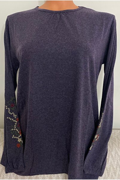 Anne Er Clothing Winter Cotton Combed Cotton Blouse Long-Sleeve O-Neck Sleeve...