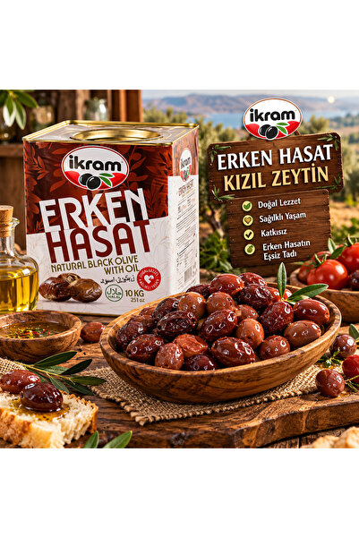 10 kg kızıl doğal zeytin