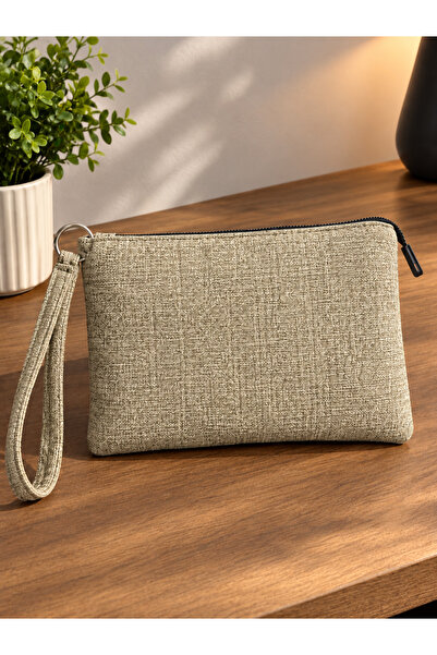 Soyoe Faux Leather Hand Bag, Stylish Wrist Strap Zippered Portfolio Multi-Pur...