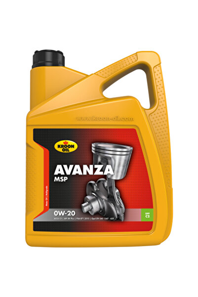 Kroon Oil Ulei motor Avanza MSP 0W20 37350, volum 5 litri, sintetic