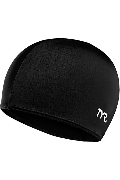 TYR Adult Lycra Fiber Swim Cap - Lightweight Warm Water Recreational Cap