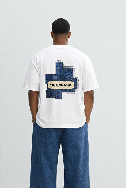Respire Tricou Oversize Bărbați, Tricou Supradimensionat Streetwear cu Imprim...