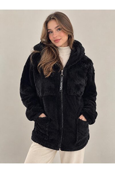 Orly More Peluş Teddy Fermuarlı Ceket