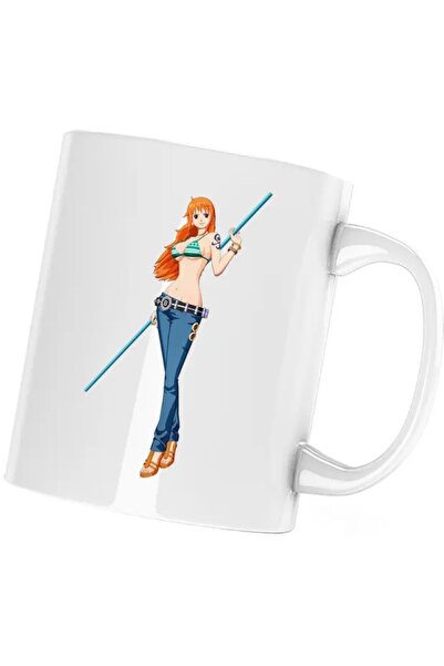 INOVATIX Cana Bad Girl Anime One Piece Nami Pirat, alba, 330 ml