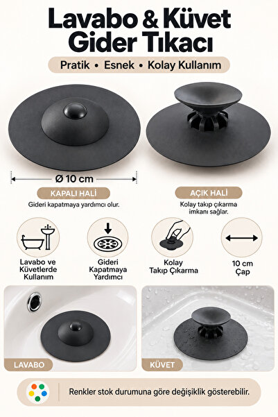 DOVİHOME Sink & Bathtub Drain Plug – Kitchen Sink Stopper – Retractable Pract...