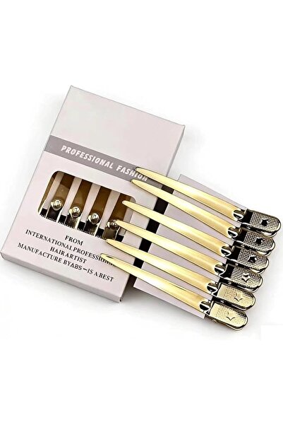 GENERAL 6 Pack Professional Duckbill Hair Clips Steel for Women Salon Clips f...