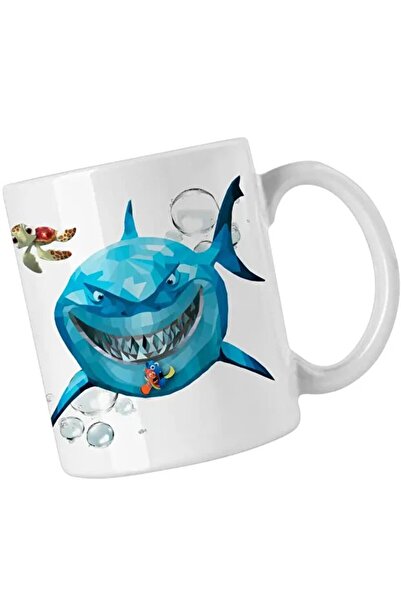 INOVATIX Finding Nemo Mug Bruce Shark Ocean Geometric