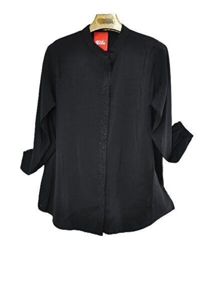 elma abone Plus Size Women's Pati Stone Shirt