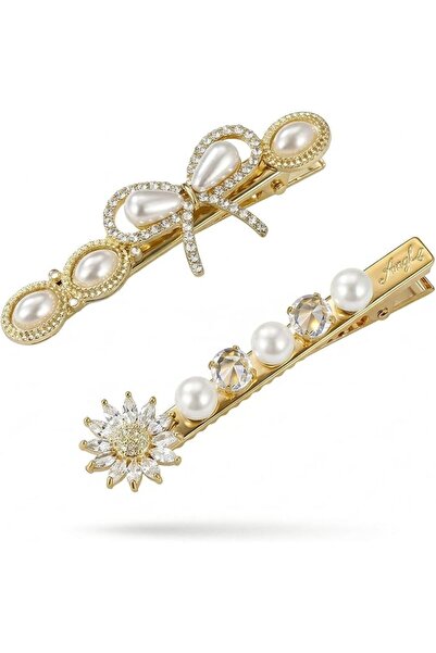 GENERAL Crystal Hair Clips, Rhinestones Duckbill Alligator Hair Pins, Wedding...