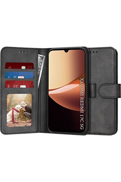 Techsuit Ημερολόγιο - Xiaomi Redmi 17C 5G - Μαύρο