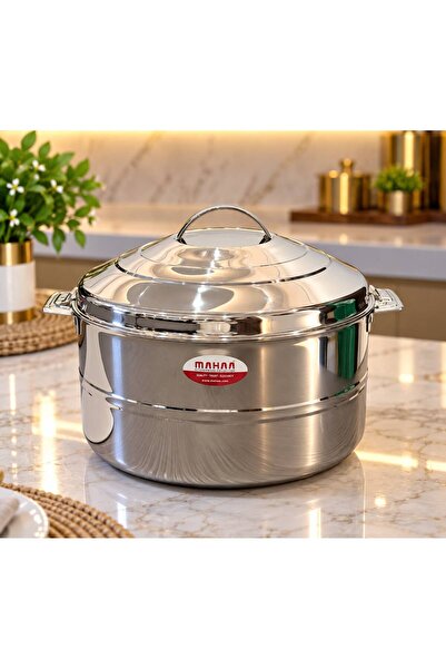 aljahwari Indian 18/10 Stainless Steel Single Compartment Food Storage Contai...