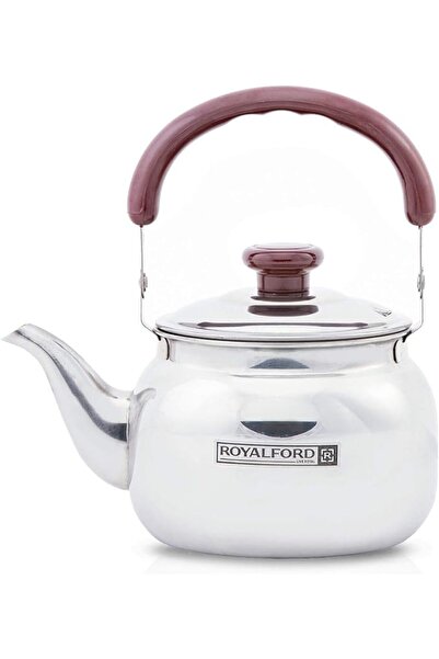 ROYALFORD إبريق شاي للطهي على الموقد سعة 2 لتر - وعاء شاي كبير السعة من الفول...