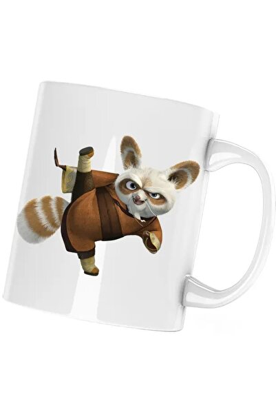 INOVATIX Kung Fu Panda Master Shifu Sensei Coach Mug, white, 330 ml